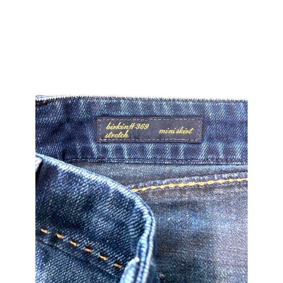 Citizens Of Humanity Birkin Mini Skirt Blue Size 31 Y2K - Picture 3 of 15